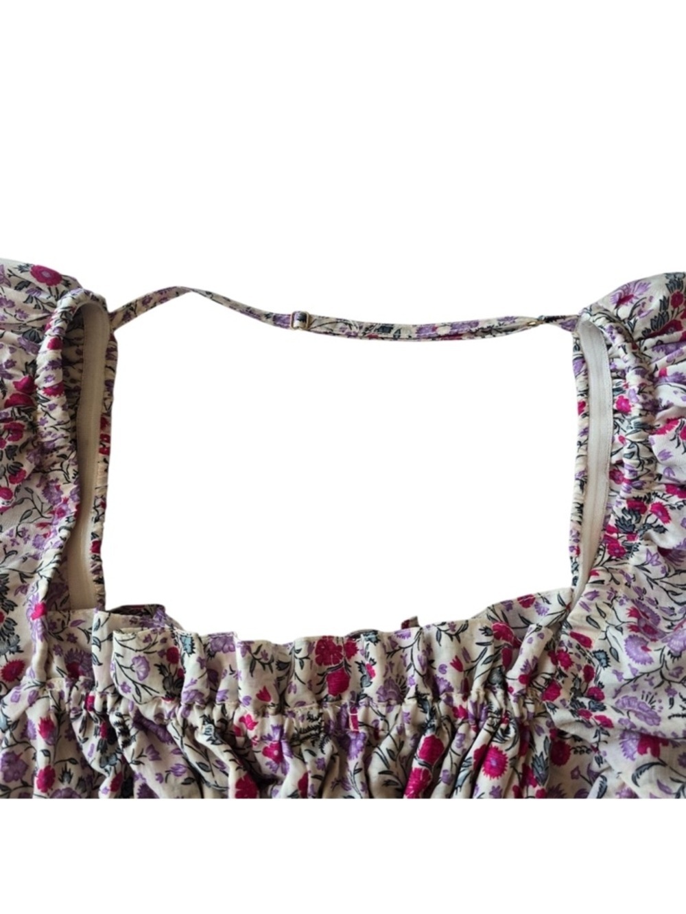 Sabina Musayev Maelys Top In Ivory Print, Size XS - Picture 8 of 11